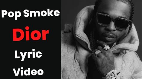 pop smoke dior lyrics|dior pop smoke lyrics 1h.